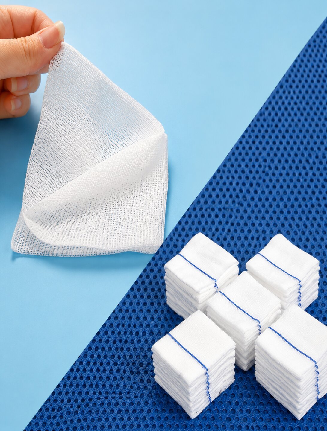 Absorbent X-Ray Detectable Gauze Swabs