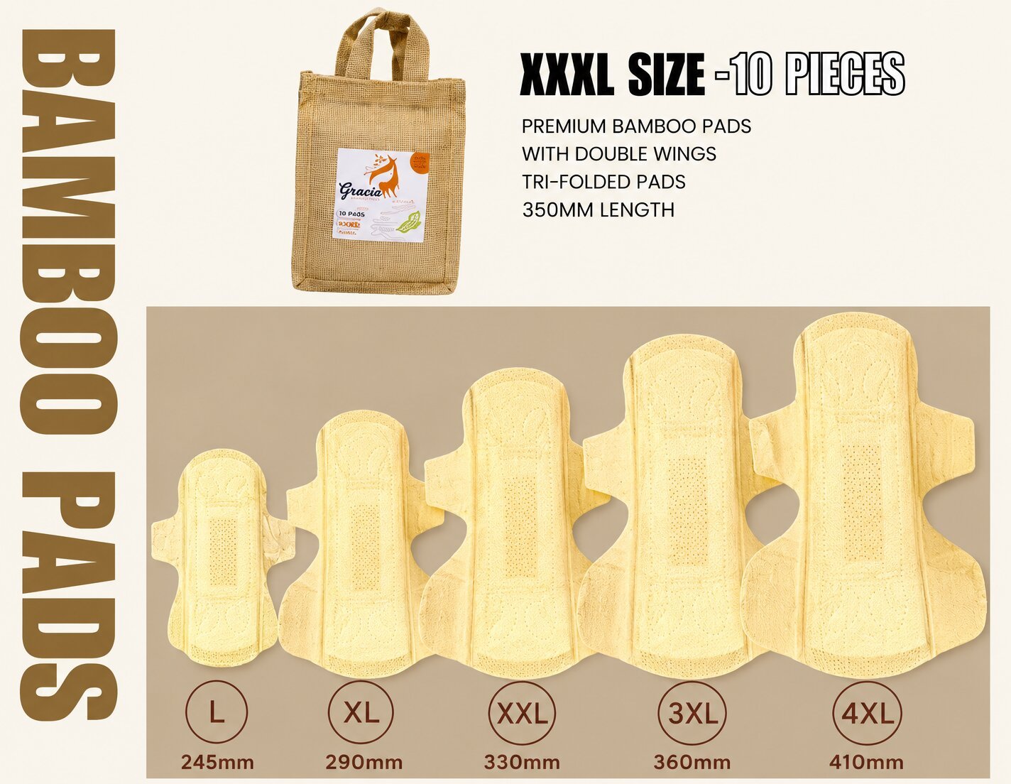 Bamboo Sanitary Pads
